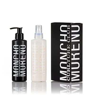 MONCHO MORENO Curlture Club - Moisturising Gel Surfing Curl & Waves (200 ml) + Curl Cream Spray Curl Me Now (200 ml) | Perfect Curl Treatment
