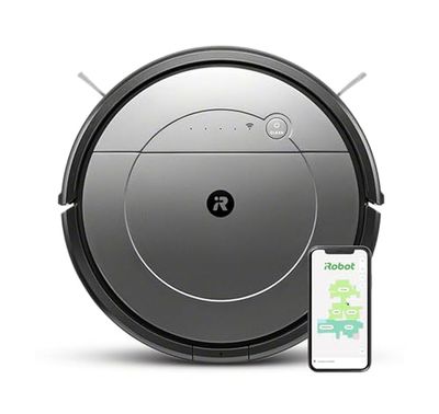 iRobot Roomba Combo (R1138) Robotstofzuiger met Dweilfunctie - Wi-Fi-verbonden - Gepersonaliseerde suggesties - Werkt met Alexa/Spraakasistent - Meerdere schoonmaakmodi