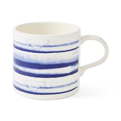 Portmeirion Mug Meirion Blue Wash Horizontal Stripes Single Mug
