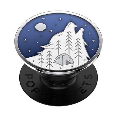 PopSockets: PopGrip - Supporto e Impugnatura per Telefoni Cellulari e Tablet con un Top Intercambiabile - Enamel Howl