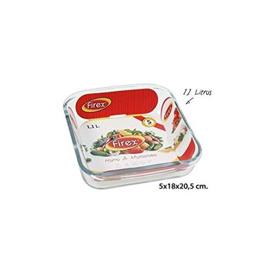 Firex - Vierkante grill, 1,1 l