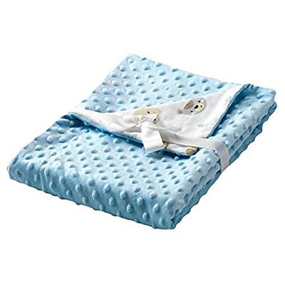 Textiles Mora Babydeken Dubidu - Mini wieg 80 x 110 cm - blauw - deken, unisex
