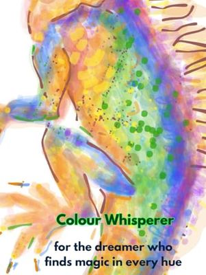 Colour Whisperer, Blank Notebook: Unique Art Sketchbook, 8.5x11 inches