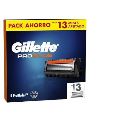 Gillette ProGlide 13 ricariche per rasoio da uomo + adesivo Gillette