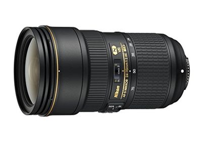 Nikon Obiettivo Nikkor AF-S 24-70 mm, F/2.8E ED VR, Nero [Nital Card: 4 Anni di Garanzia]