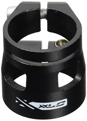XLC Sattelstützklemmring Material de Bicicleta, Adultos Unisex, Negro-Negro, 28,6 mm