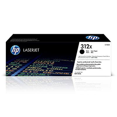 HP CF380X 312X High Yield Original LaserJet Toner Cartridge, Black, Single Pack