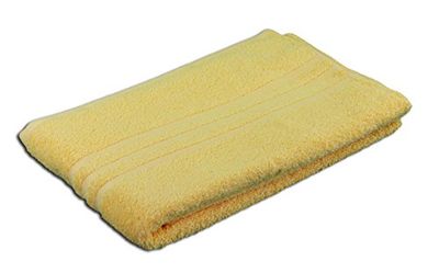 Gözze - Elegante toalla de baño, Sylt, algodón, Tejido base denso (440 g/m²), 100 x 150 cm - Dorado