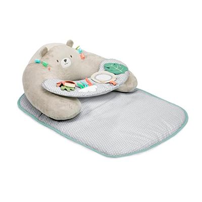 Ingenuity + Nate, Cozy Prop 4-in-1 Sit Up & Activiteitsmat, Schattig Berenkussen, Veelkleurig, Oud Pasgeborenen, 12629