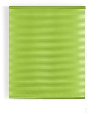 Blindecor Iris Store Enrouleur translucide rayé Tissu Pistache 160 x 180 cm