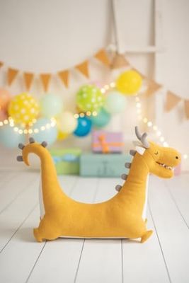 Peluche algodón dragon naranja