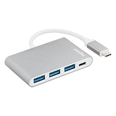 Legrand, Hub USB, Puertos USB A , USB C, Para Cualquier Dispositivo Tablet Smartphone, Blanco