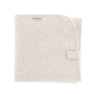 Cambrass – Cambiador bebé portátil plastificado – cambiador de viaje plegable e impermeable – Cómodo e ideal para cambiar a tu bebé en cualquier lugar – plastificado e hidrófugo – Mar Beige 40x60 cm.