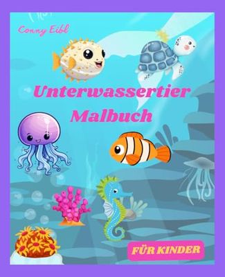 Unterwassertier Malbuch