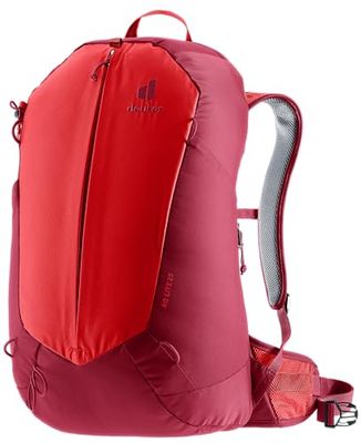 deuter męski plecak trekkingowy Ac Lite 23, Cherry Masala, 23 L, Minimalistyczny
