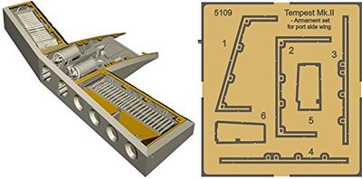 CMK 5109 – Modélisme Accessoires Tempest de armement Set F. Starboard Side Wi