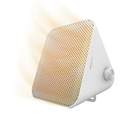 Cecotec Tafelmodel Keramische Kachel ReadyWarm 1500 Max Ceramic Design met 1500 W, instelbare thermostaat en 3 bedrijfsmodi, 15 m2