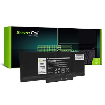 Green Cell laptopbatteri F3YGT DM3WC 02X39G 0DM3WC 0DWX9J 0MYJ96 0V4940 2X39G batteri för Dell 7480 7280 7490 7290 7390 7380 (5800 mAh 7,6 V), DE148_ES_N2_1, svart, SP – Li-Polymerceller 5 800 mAh
