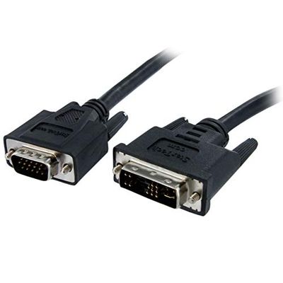 StarTech.com DVIVGAMM5M - Cable análogo DVI-A a VGA Macho a Macho para Monitor, 5 m