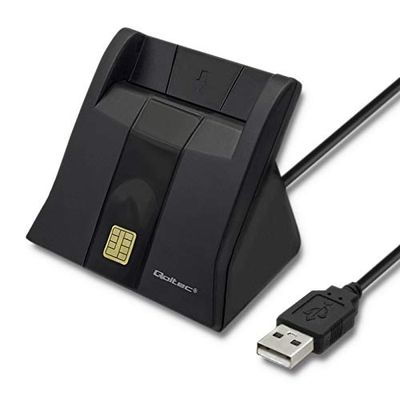 Qoltec DNI USB 2.0 Plug & Play Reader