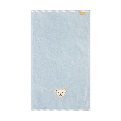 Steiff Unisex barnhandduk enfärgad hemmakläder, Himmelsk blå, One size