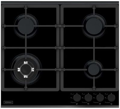 Kernau KGH 6464 Gun Metal, Gas hob, Black