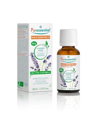 Puressentiel - Óleo essencial de lavanda verdadeira, bio, puro e de origem natural, AEBBD, 30 ml