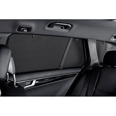 CAR SHADES Set (rear side doors) compatible with Audi A4 B9 Sedan 2015- (2-pieces) - Custom-Fit Sunshades for Cars