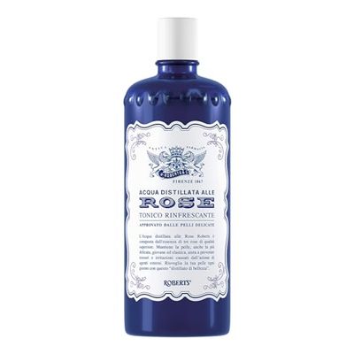 Acqua alle Rose, Tonico Viso con Acqua Distillata Alle Rose - Formula Rinfrescante con Proprietà Idratanti e Tonificanti, Rende la Pelle Giovane ed Elastica - 1 Confezione da 100 ml