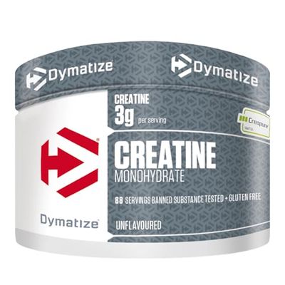 Dymatize Creatine Monohydrate Unflavored Powder 300g - 100% Creapure Creatine - Amino acids - creatine