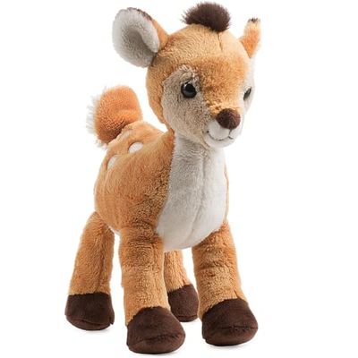 Schaffer Knuddel mich!- Peluche Cervo cerbiatto Rehgina, Colore Marrone/Bianco, 23 cm, 5682