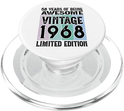 Legendario Desde 1968 Edición Limitada 58 cumpleaños PopSockets PopGrip para MagSafe