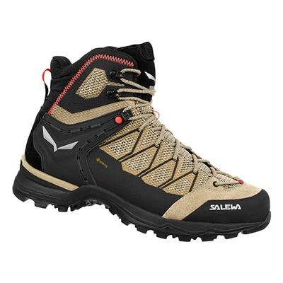 SALEWA, Mountain Trainer Lite Mid Gore-Tex Bottes de Randonnée Femmes, Beige, 40.5