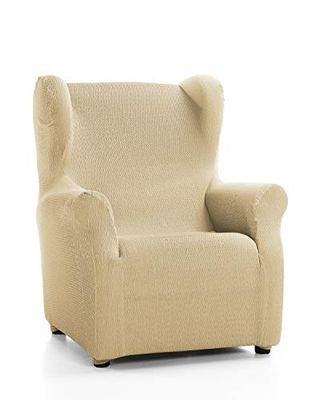 Martina Home Armchair Cover, Fabric, Beige, Wingchair