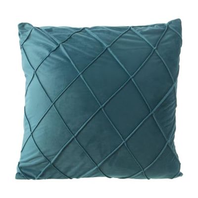 Alexandra House Living Coussin Bleu Textile 45 x 45 cm