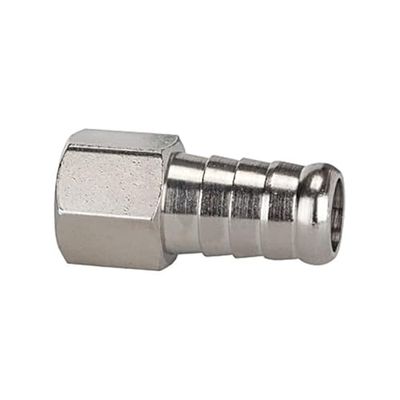 Gaine de tuyau à visser G 1/2 I pour tuyau LW 14 mm SW 25 en laiton nickelé