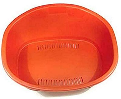 Kinderbed van kunststof, 77 cm, rood