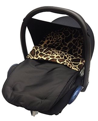 Imprimé animal Chancelière Siège auto/Cosy orteils Compatible avec Graco Girafe