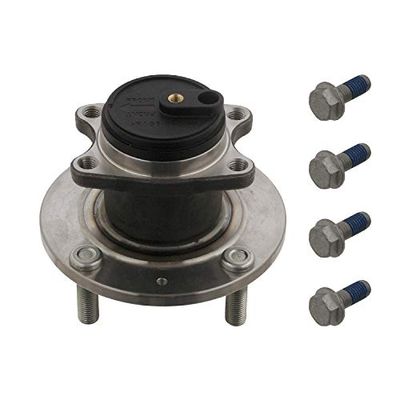febi bilstein 32580 Wheel Bearing Kit with wheel hub, ABS sensor and fastening screws, pack of one