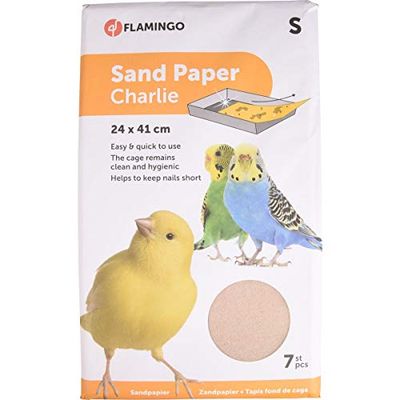 FLAMINGO 7 Pièces Sandpapier pour Oiseau