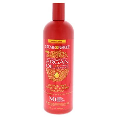 Creme of Nature Argan Oil Sulfate-free Moisture and Shine Shampoo For Unisex 20 oz Shampoo