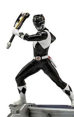 Iron Studios 1:10 Svart Ranger BDS konst - Power Rangers