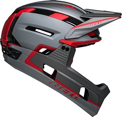 BS Super AIR R Sferisch Mat Grijs/Rood M