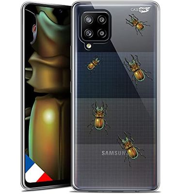 Caseink Beschermhoes voor Samsung Galaxy A42 5G (6,6 inch) gel HD [bedrukt in Frankrijk – Samsung A42 5G beschermhoes – zacht – schokbestendig] kleine kevers