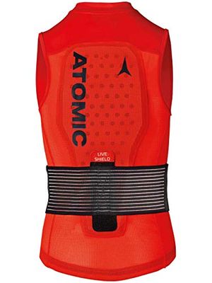Atomic Live Shield Vest Jr, Unisex niños, Red, L