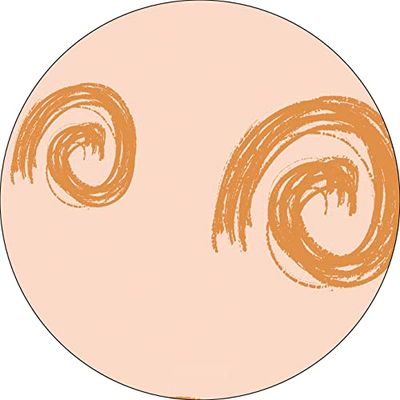Bonateks, Round Digital Printed Mouse Pad, Non-Slip Base, for Office and Home, Diameter:22cm