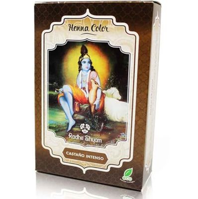 Henna Radhe Shyam castanho intenso pó