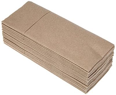 Class C4032TA-073-PEFC Guardanapo com bolso para talheres, papel, crete, 40 x 32 x 0,8 cm, 20