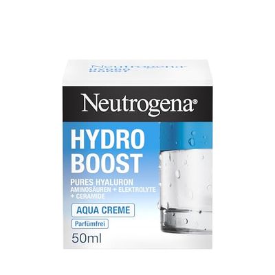 Neutrogena Hydro Boost Aqua Face Cream with Hyaluronic Oil Free and Fragrance Free for Dry Skin 50 ml