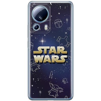 ERT GROUP mobiltelefonfodral för Xiaomi 13 LITE/CIVI 2 originalt och officiellt licensierat Star Wars mönster Baby Yoda 022 anpassad till formen på mobiltelefonen, fodral tillverkad av TPU-plast
